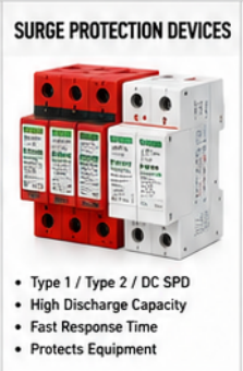 Solar surge protection device
